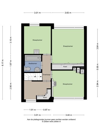 Floorplan - Berkenlaan 83, 5271 NE Sint-Michielsgestel